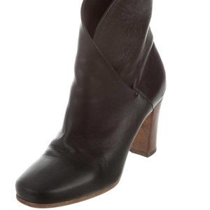 CELINE Leather Ankle Boots